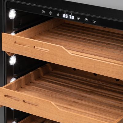 Image showing 17 th NewAir 1,500 ct. Electric Cigar Humidor with Built-In Humidification System and Opti-Temp Heating and Cooling Function
