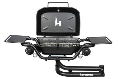 Image showing  2-Burner Hitch-Mounted Propane Gas Grill, Black