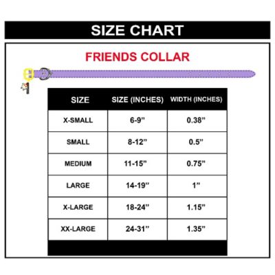 Image showing  Friends Monica's Peephole Frame Cast Buckle with Turkey and Friends Charms Dog Collar