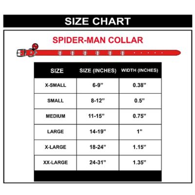 Image showing  Marvel Comics Spider-Man with Spider Charms Dog Collar