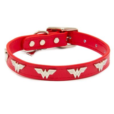 Image showing  DC Comics Wonder Woman with WW Icon Charms Dog Collar