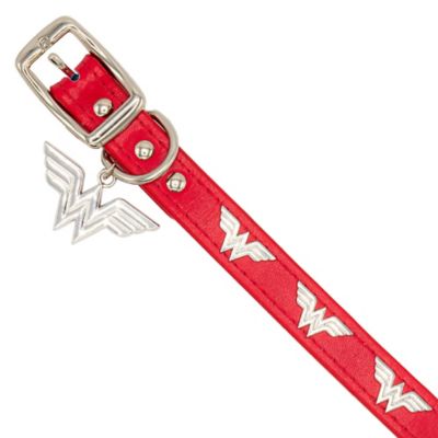 Image showing  DC Comics Wonder Woman with WW Icon Charms Dog Collar