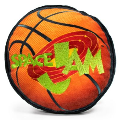 Buckle-Down Looney Tunes Plush Squeaker Space Jam Basketball Logo Dog Toy