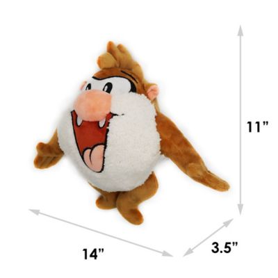 Image showing  Looney Tunes Plush Squeaker Taz Full Body Dog Toy