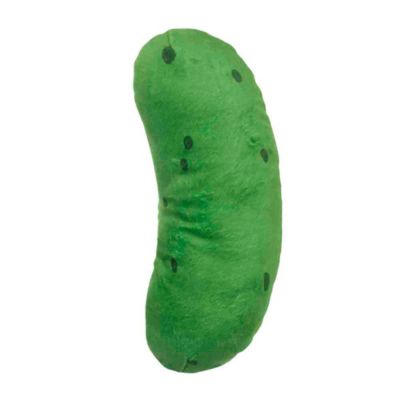 Image showing  Comedy Plush Squeaker Rick and Morty Pickle Rick Dog Toy