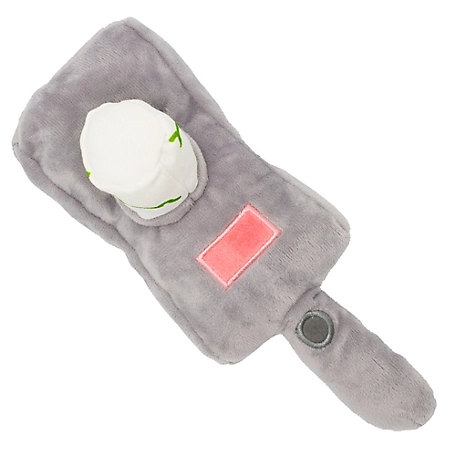 Buckle-Down Comedy Plush Squeaker Rick and Morty Portal Gun Dog Toy