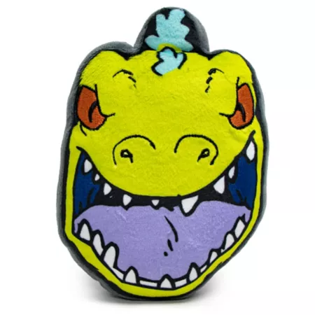 Buckle-Down Nickelodeon Plush Squeaker Rugrats Reptar Roar Face Dog Toy Dog Plush Toys