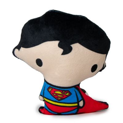 Buckle-Down DC Comics Plush Squeaker Chibi Superman Standing Pose Dog Toy