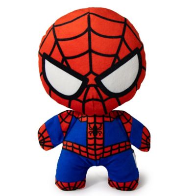 Buckle-Down Marvel Comics Plush Squeaker Spider Man Kawaii Standing Pose Dog Toy