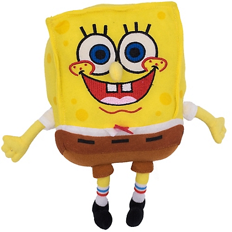 Buckle-Down Nickelodeon Plush Squeaker SpongeBob SquarePants Full Body with Arms and Legs Dog Toy