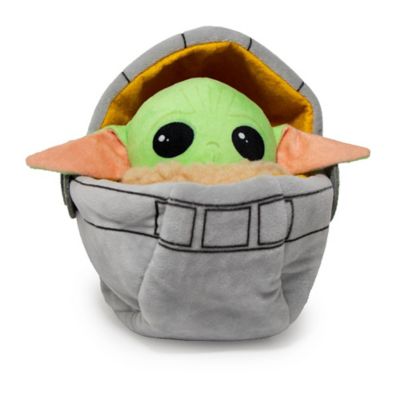 Buckle-Down Mandalorian Plush Squeaker Star Wars The Child Carriage Pose Dog Toy