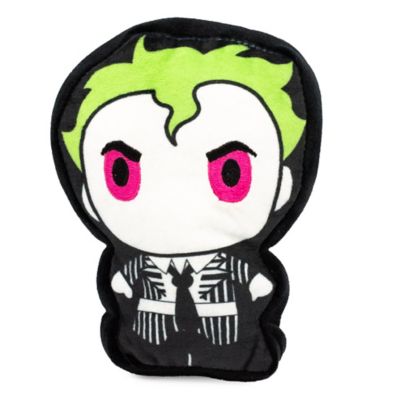 Image showing  Horror Plush Squeaker Chibi Beetlejuice Standing Pose Dog Toy