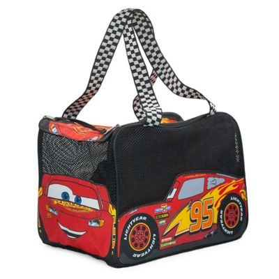 Buckle-Down Disney, Cars, Lightning McQueen Bag, Pet Carrier, 95 Car, Polyester Canvas