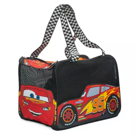 Buckle-Down Disney Cars Lightning McQueen Bag Pet Carrier Car 95 Polyester Canvas Small Pet Carriers