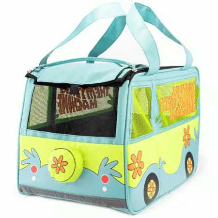 Scooby Doo bag with buckle animal carrier mystery machine polyester canvas Small Pet Carriers