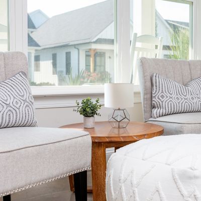 Lalia Home Transparent Octagonal Table Lamp