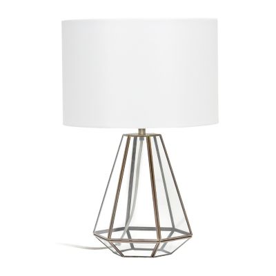 Lalia Home Transparent Triagonal Table Lamp