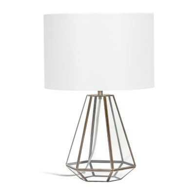 Image showing  Transparent Triagonal Table Lamp