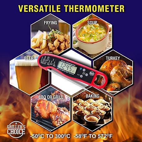 Griller's Choice Digital Instant Read Thermometer for BBQ, Grill, Meat,  Candy, Frying at Tractor Supply Co.