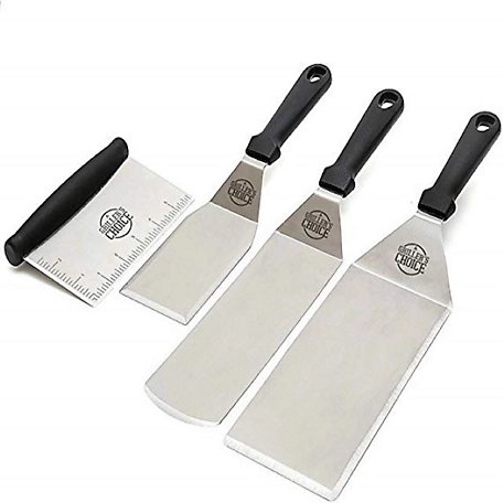 Griller's Choice 4 pc. Griddle Grill Metal Spatula Set