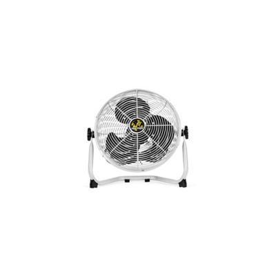 Jan Fan 12 in. Industrial Workstation Fan, Silver