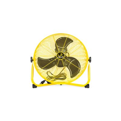 Jan Fan 18 in. Industrial Workstation Fan, Yellow