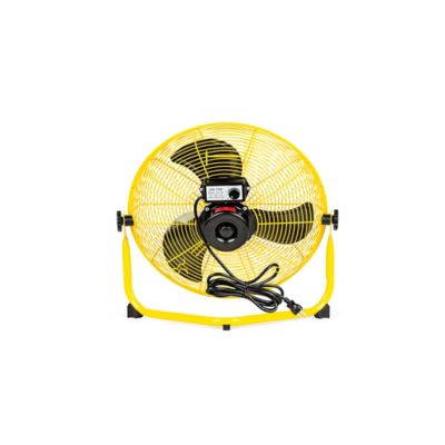 Image showing  18 in. Industrial Workstation Fan, Yellow