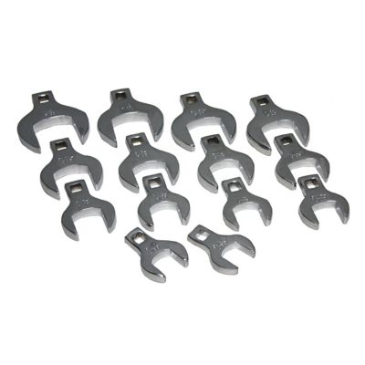 Grip-On 14 pc. SAE Jumbo Crowfoot Wrench Set