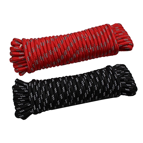 Grip-On 3/8 in. x 50 ft. Reflective Poly Rope, 2-Pack at Tractor
