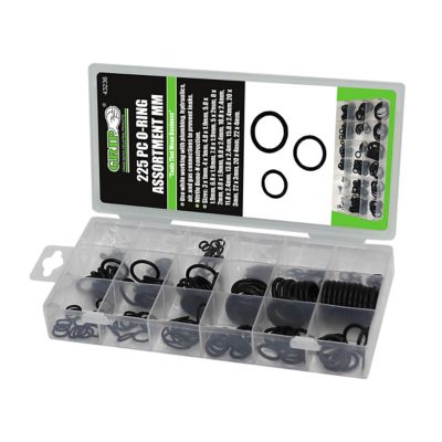 Grip-On 225 pc. Assorted Metric O-Ring Kit