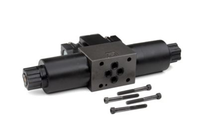 Image showing  3,600 PSI Chief D03 3-Position Spring Center, Tandem, Series Circuit, 12 GPM, 115 VAC