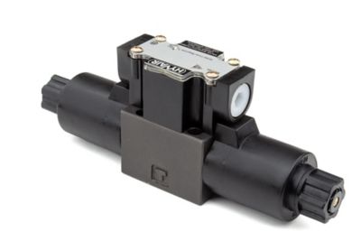 Image showing  3,600 PSI Chief D03 3 Position Spring Center Tandem, Series Circuit, 12 GPM, 12VDC