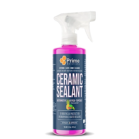 Prime Solutions 16 oz. Ceramic Sealant Protectant Spray, 4-Month Hydrophobic, UV Protected Gloss Top Coat