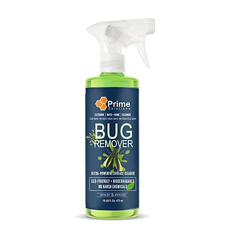 Prime Solutions 16 oz. Automotive Bug Remover Concentrate, Loosen and Remove Bugs from Front Grills, Bumpers and More