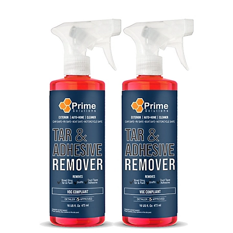 Prime Solutions 16 oz. Professional Tar and Adhesive Remover Spray, Ready to Use, Non-Abrasive and VOC Compliant Formula, 2-Pack