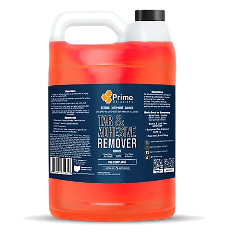 Prime Solutions Tar & Adhesive Remover, 1 gal. Ready to Use, Non-Abrasive and VOC Compliant formula