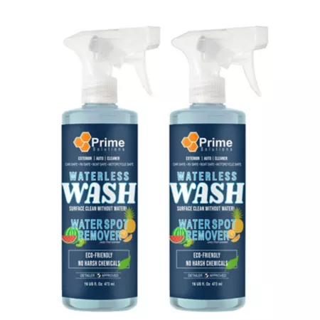 Prime Solutions Water Spot Stain Remover Waterless Quick Wash 2 Pack Car Wash Cleaners