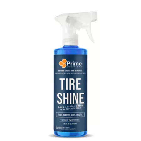 Prime Solutions 16 oz Professional Tire Shine Semi-Gloss Hydrophobic Finish Protectants