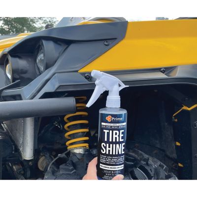Image showing 6 th Prime Solutions 16 oz. Professional Tire Shine, Semi-Gloss, Hydrophobic Finish, 2-Pack