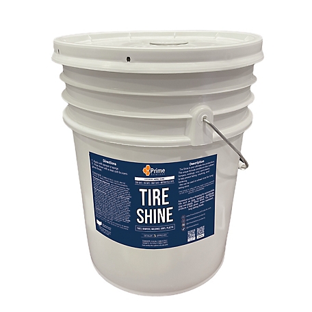 Prime Solutions 5 gal. Professional Tire Shine, Semi-Gloss, Hydrophobic Finish