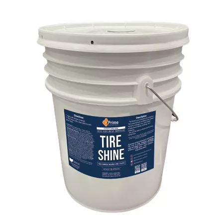 Prime Solutions 5 gal Professional Tire Shine Semi-Gloss Hydrophobic Finish Tire & Wheel Care