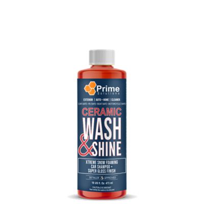 Prime Solutions 16 oz. 2-in-1 Professional Ceramic-Infused and Ultra-Foaming Wash and Shine Car Soap
