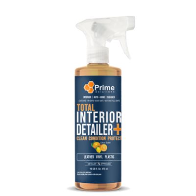 Prime Solutions 16 oz. Total Interior Detailer+ Car Cleaner, Conditioner and Protectant Spray for Leather, Vinyl and Plastic