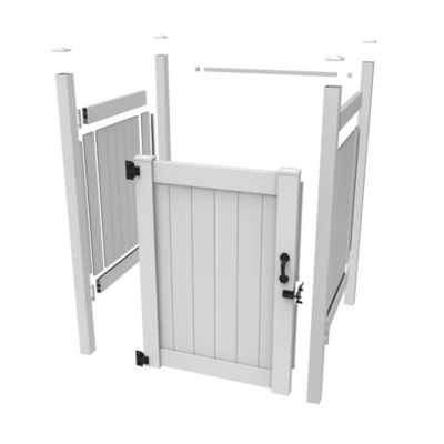 Barrette Outdoor Living Outdoor Shower Combo Kit, White