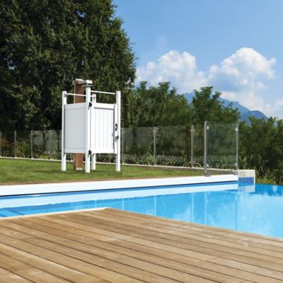 Image showing  Outdoor Shower Combo Kit, White