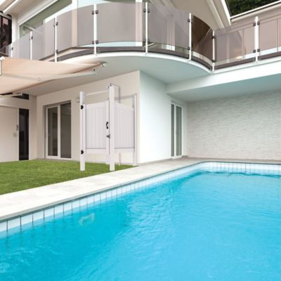 Image showing  Outdoor Shower Combo Kit, White