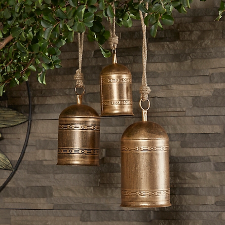 Harper & Willow Metal Bohemian Decorative Hanging Bells, Gold, 3 pc. at  Tractor Supply Co.