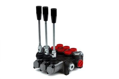 Image showing  3,625 PSI Directional Control Valve, 10 GPM, 4 Way 3 Pos, 3 Spool, Tandem Center