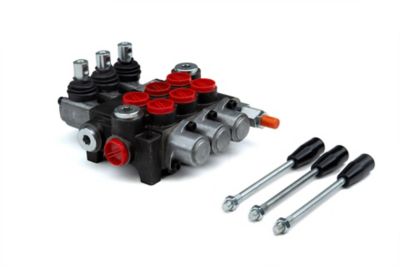 Image showing  3,625 PSI Directional Control Valve, 10 GPM, 4 Way 3 Pos, 3 Spool, Tandem Center