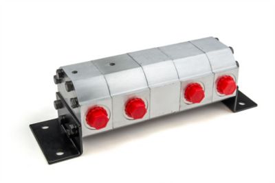 Image showing  3,000 PSI Chief Rotary Flow Dividers 0.265 CID Per Section, 0.86-3.5 GPM Flow Range Per Section, 4 Section